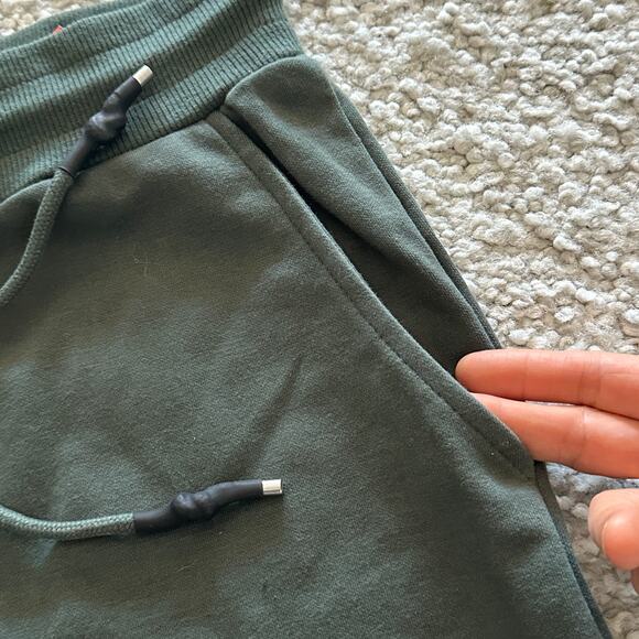 Men's YoungLA Gym Shorts L, Cotton, NWT ForestGreen - Picture 7 of 9